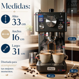Cafetera Espresso Oster® Perfect Brew Compacta 15 Bares BVSTEM7201-052