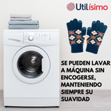 Guantes 20CM Táctil Lana Acrílica Adulto Colores Surtidos