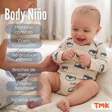 Pack 5 Bodys Manga Larga 100% Algodón Tedmimak Sweet Nature Bebé Niño