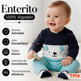 Enterito 100% Algodón Bebé Niño Tedmimak