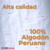 Polera Brainrots 100% Algodón Manga Corta Niño Tralalero Blanco