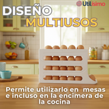 Organizador Dispensador De Huevos Para 30 Huevos Huevera 4 Niveles