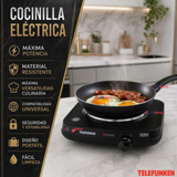 Cocinilla Eléctrica Telefunken Tf Ae5500 Color Negro