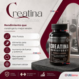 Creatina Monohidratada 60 Capsulas FNL 500 Mg Suplemento Deportivo