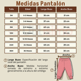 Conjunto 3 Piezas Buzo Pantalón Polerón Body De Algodón Rosado Bebé Niña
