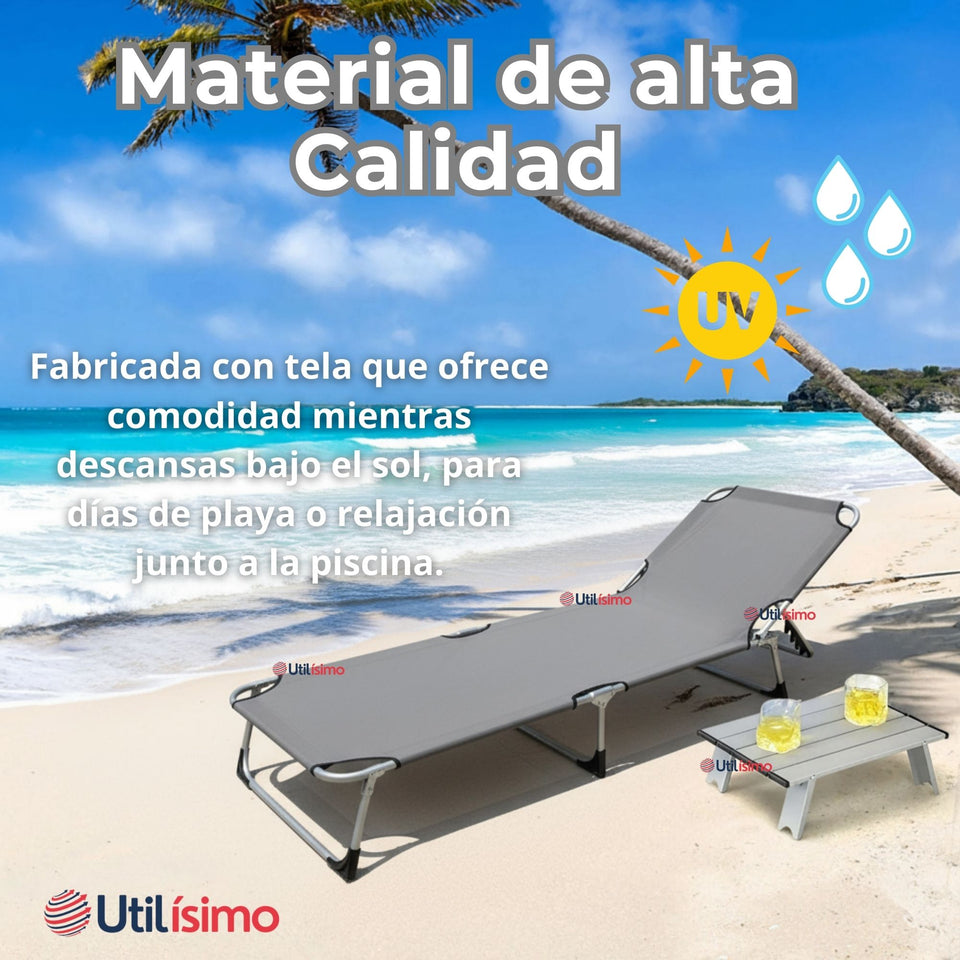 Silla Plegable de Playa Camping Picnic Colores Surtidos