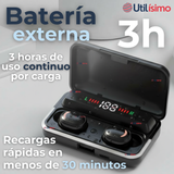 Audífonos Inalámbricos Bluetooth iOS Android Sonido Estéreo Negro