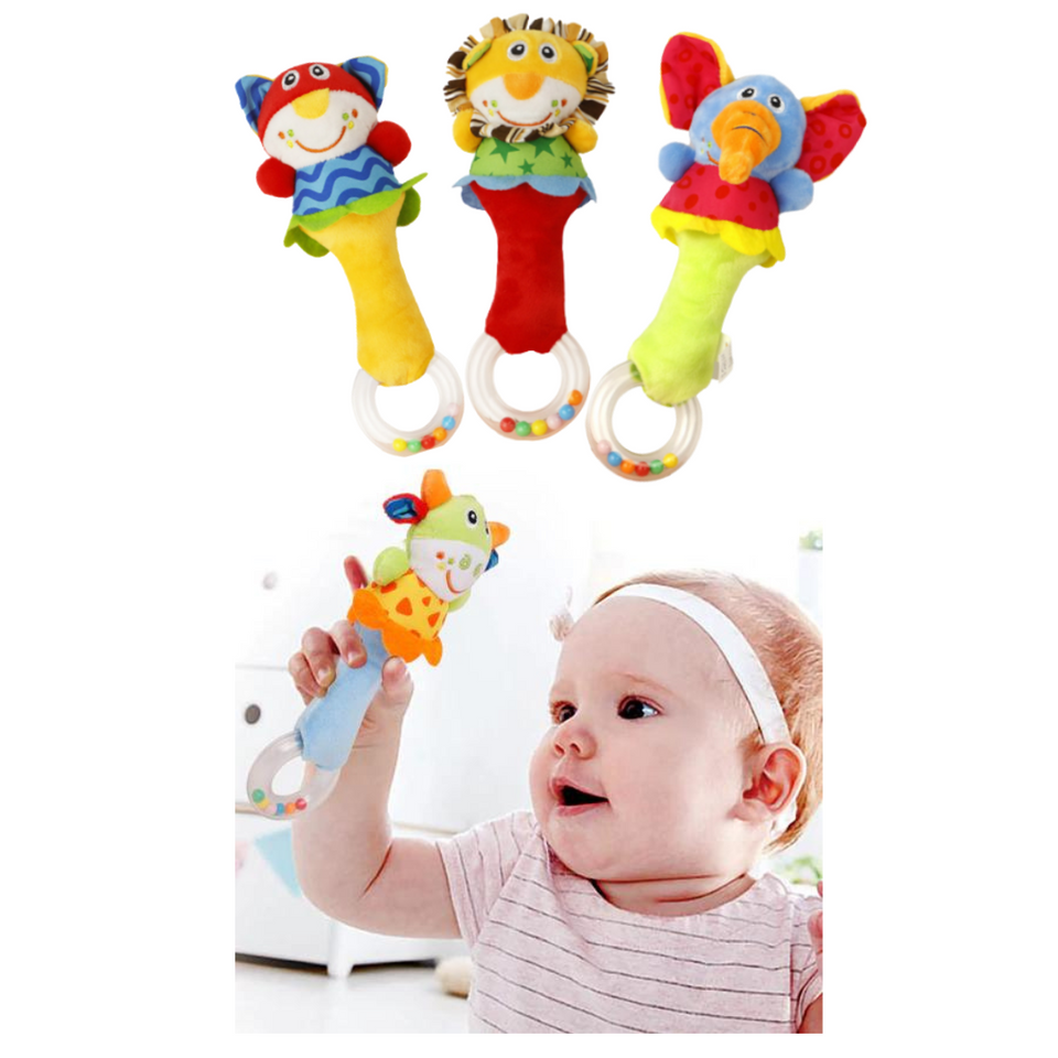 Peluche Sonajero Suave de Mano para Beb s Tedmimak Util simo Chile