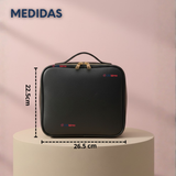 Estuche Maquillaje 2 en 1 Bolso Cosmetiquero Espejo Con Luz Led Organizador