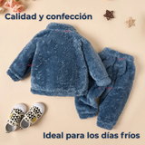 Conjunto Frizado Polar 2 Piezas Niño Azul