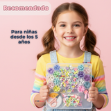 Set De Mostacillas Bisuteria Juguete Kit Para Armar Crear Pulseras Y Collares Niña