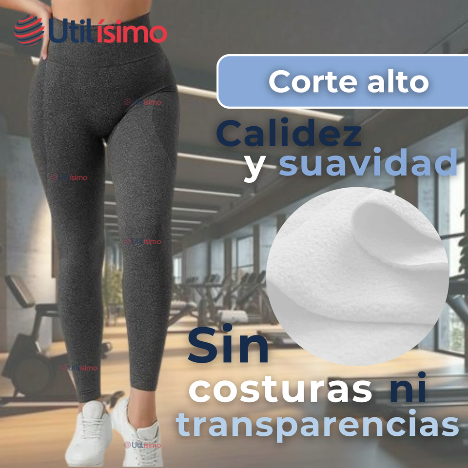 Calza Leggings Push Up Cintura Alta Polar Deportiva Premium Surtido Mujer