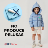 Parka Dinosaurio Con Capucha Manga Larga Niño
