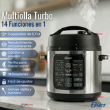 Multiolla turbo Oster®, 5.7 litros de capacidad DiamondForce CKSTPCECT57DF 1400W