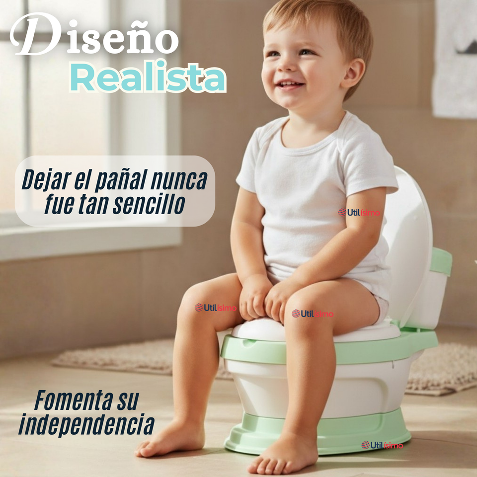 Pelela Inodoro Baño Entrenador Portátil Niño Surtido Asiento Acojinado
