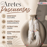 Pack 3 Aros Aritos Pascuenses Rapa Nui NIña Fiestas Patrias
