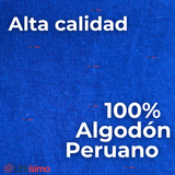Polera Brainrots 100% Algodón Manga Corta Niño Tralalero Azul