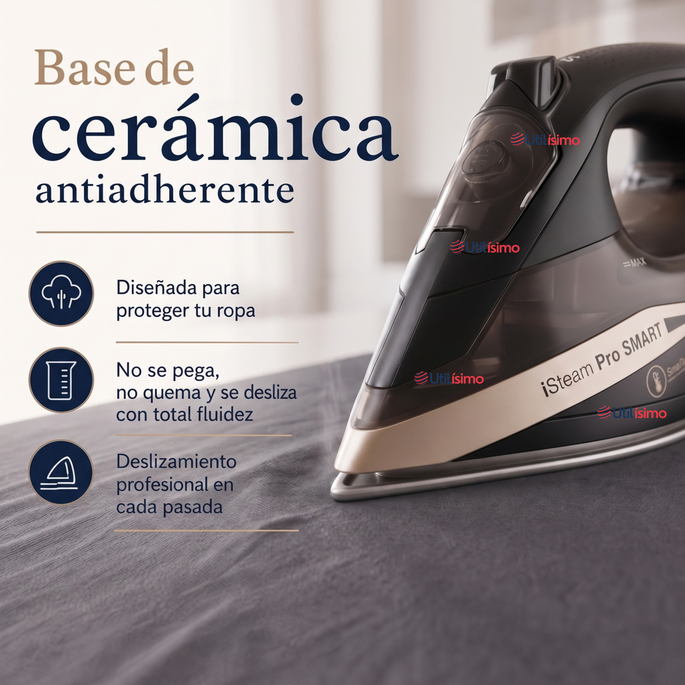 Plancha A Vapor Telefunken Steampro Smart 2200W Negro