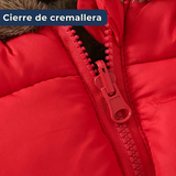 Parka Con Capucha Mangas Larga Niña Red