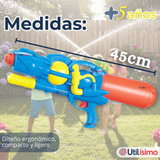 Pistola De Agua 500ml 45cm Colores Surtidos Juguete Lanza Agua Niño Niña