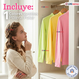 Polera Camiseta Polar Primera Capa Cuello Beatle Manga Larga Colores Surtido Niña