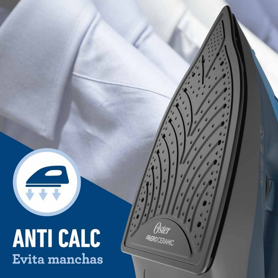 Plancha de vapor Oster® con base de cerámica GCSTBS6052