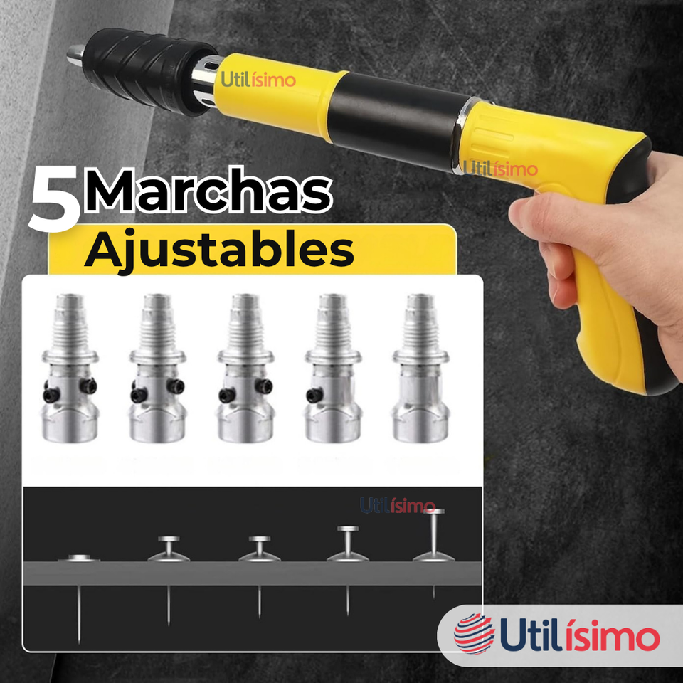 Kit De Pistola De Fijación De Pared Herramientas Portátil