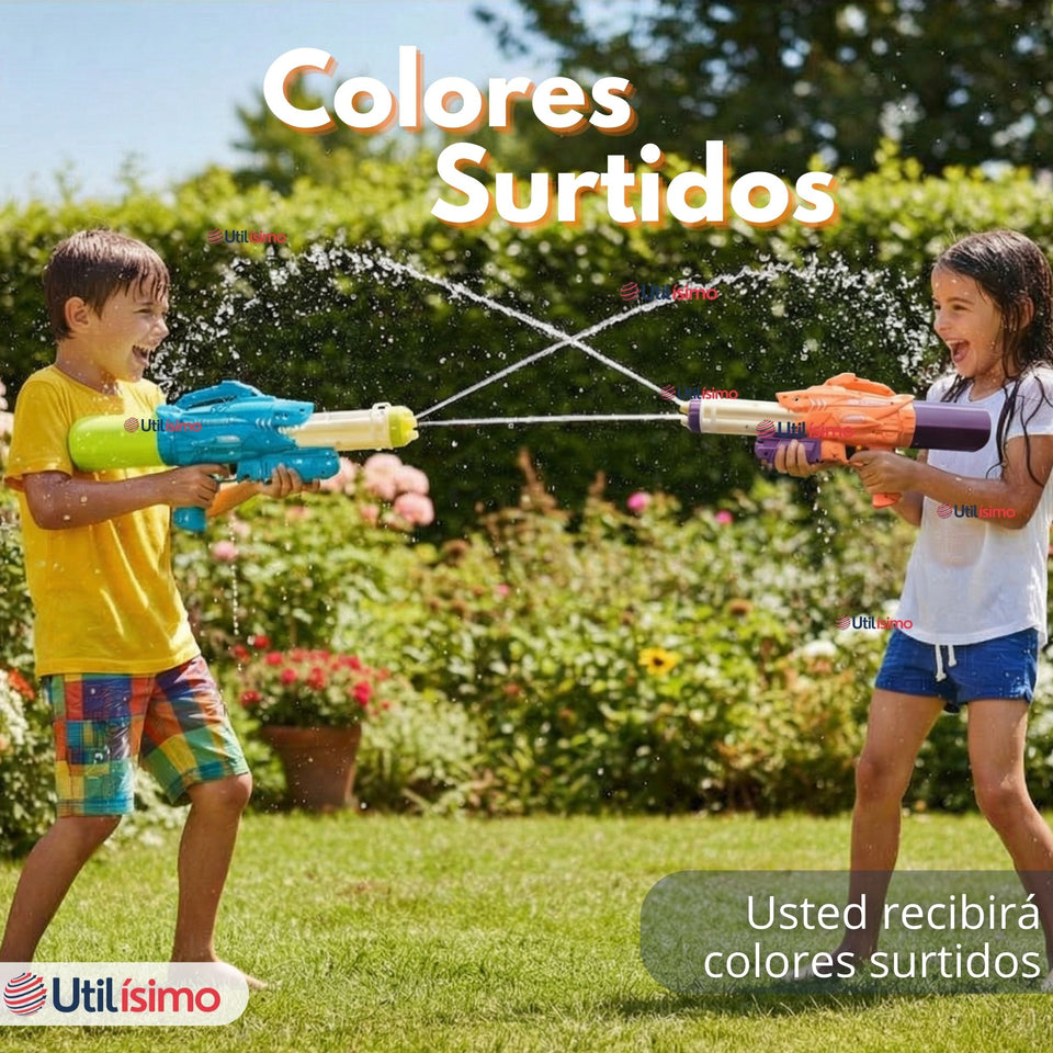 Pistola Lanza Agua Tiburón 40,5 cm Juguete Niño Niña Colores Surtidos