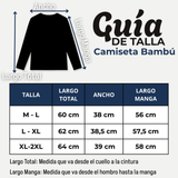 Pack 3 Camisetas Poleras Bambú Primera Capa Manga Larga Negro Mujer