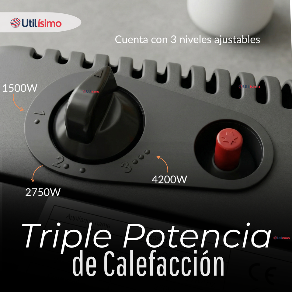 Calefactor A Gas Licuado 5kg A 15kg  Plegable Interior Exterior
