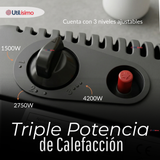 Calefactor A Gas Licuado 5kg A 15kg  Plegable Interior Exterior
