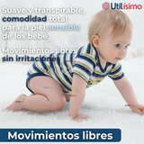 Pack 5 Bodys Niño Manga Corta Tedmimak 100% Algodón Baby on Board