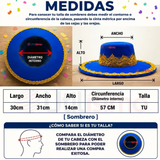 Traje Caporal Típico Completo Con Sombrero Azul Hombre Fiestas Patrias