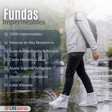 Fundas Cubre Calzado Impermeables Aislante Lluvia Blanco Hombre 1 Par