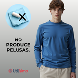 Pack 3 Camiseta Polar Cuello Alto Beatle Hombre Primera Capa Polera Surtido