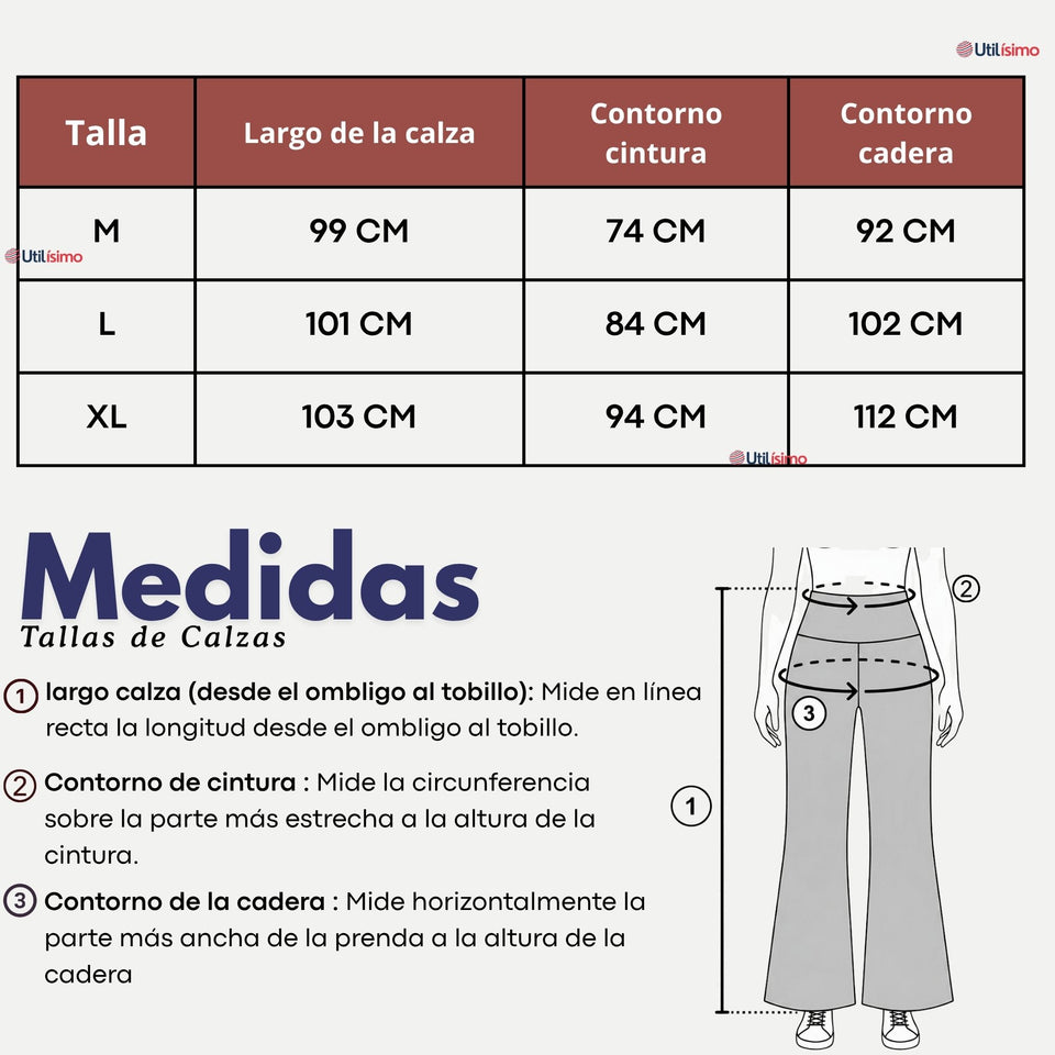 Pantalón Cotelé Palazzo Polar Con Chiporro Elasticado Térmico Verde Oscuro