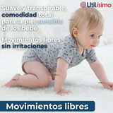 Pack 4 Bodys Niño Manga Corta Tedmimak 100% Algodón Ready Fun