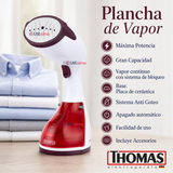 Plancha Vertical Thomas Th-7300 Vaporizador 1200w Antigoteo