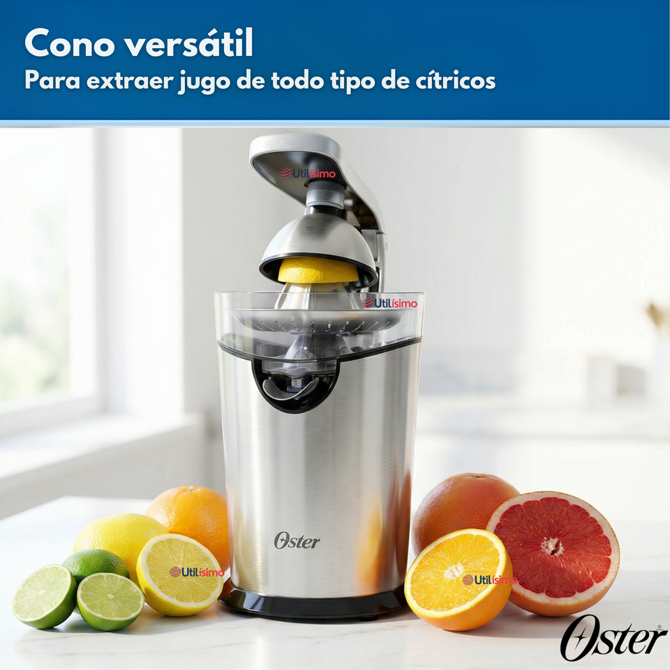 Exprimidor de cítricos Oster® de acero inoxidable FPSTJU4200
