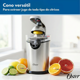 Exprimidor de cítricos Oster® de acero inoxidable FPSTJU4200