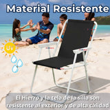 Silla Plegable Portátil Playa Camping Picnic Colores Surtidos