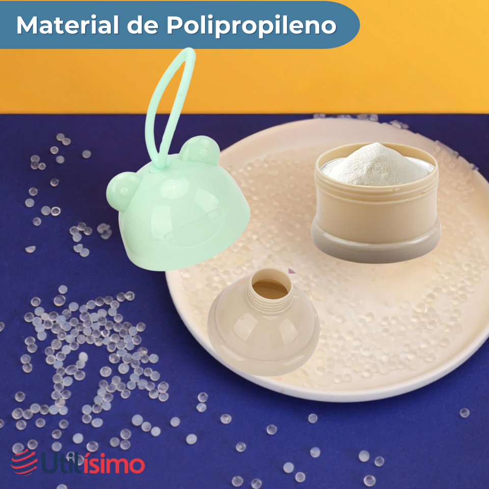 Dispensador De Alimentos Portátil Multicapa Libre de BPA  Bebés Niño Niña