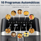 Oster® Freidora de Aire Digital, Recubrimiento Oster® DiamondForce, 6L de Capacidad, 10 Programas Automáticos, CKSTAF60WDDF