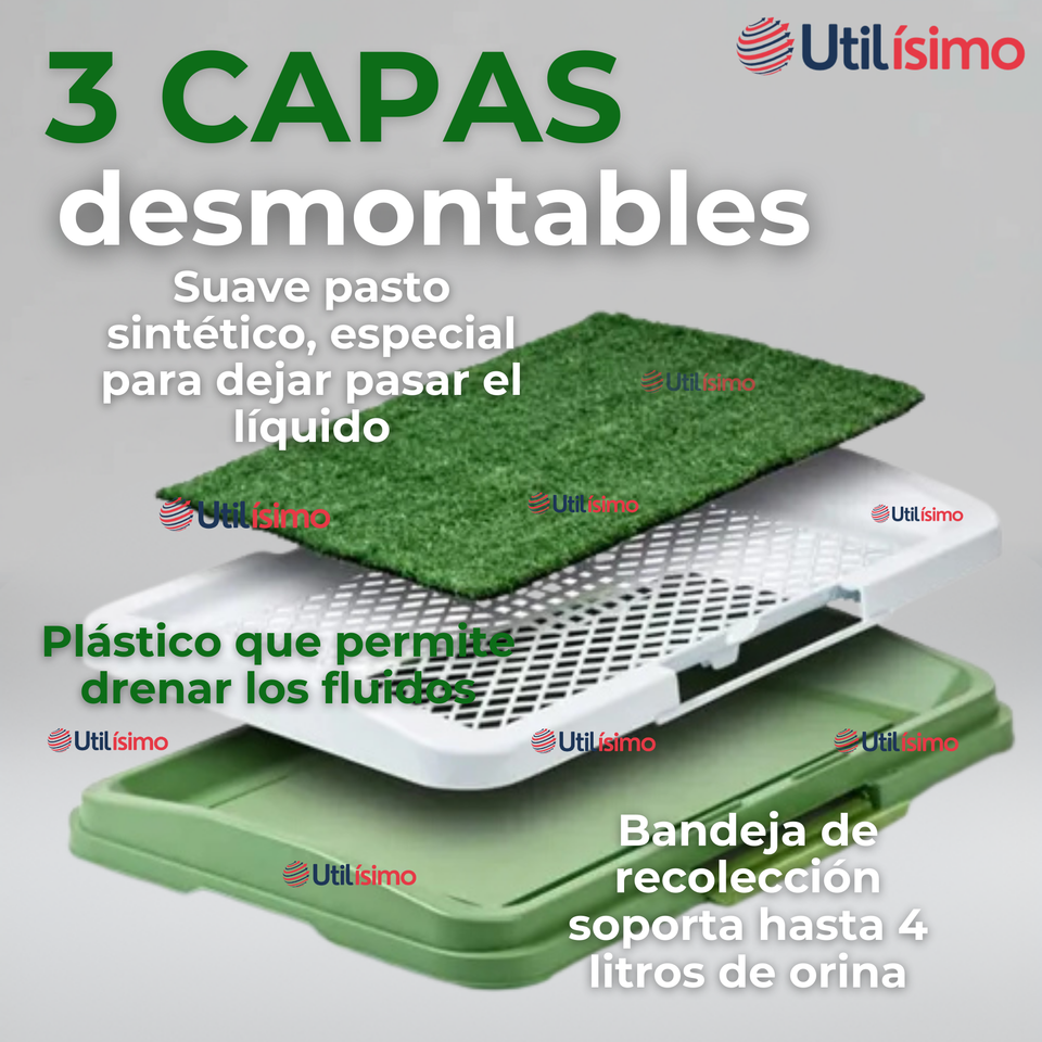 Baño Ecológico Reutilizable Para Perros Adiestramiento Mascotas