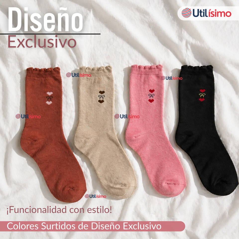 Pack 3 Pares Calcetines Mujer Surtidos Colores Básicos Máximo Confort