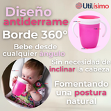 Vaso Taza 360° Antiderrame Para Bebés Y Niñas 250ml