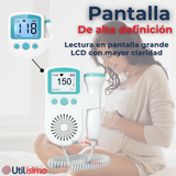 Monitor Fetal Doppler Latidos Fetales Corazón Bebé Blanco Azul