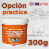 Sellador Adhesivo Transparente Impermeable Tapa Goteras 300g No Tóxico
