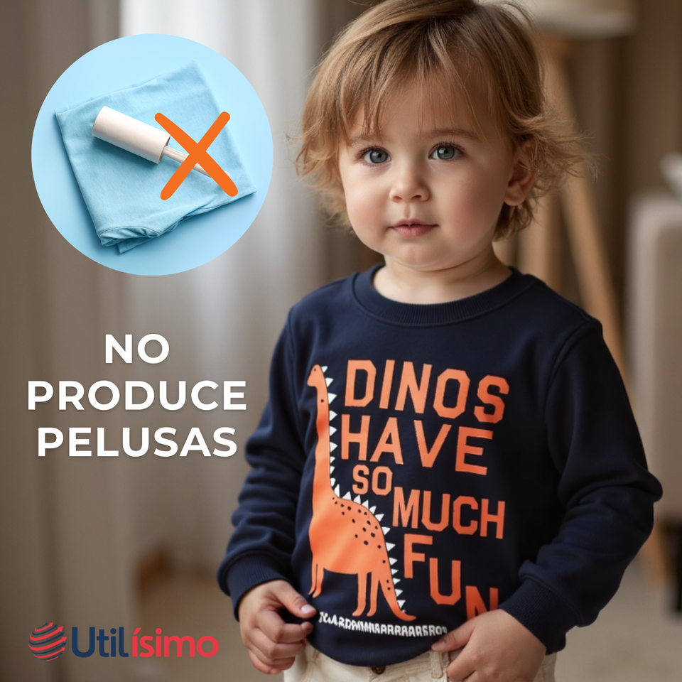 Polerón Algodón Cuello Redondo Niño Negro Dinosaurio