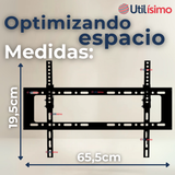 Soporte TV Pared Fijo 45Kg 40 a 80 Pulgadas 40 42 43 48 49 50 55 58 60 65 70 75 77 80